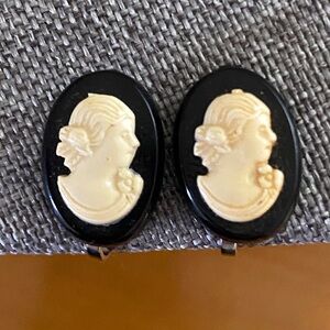 Vintage Cameo Style Earrings